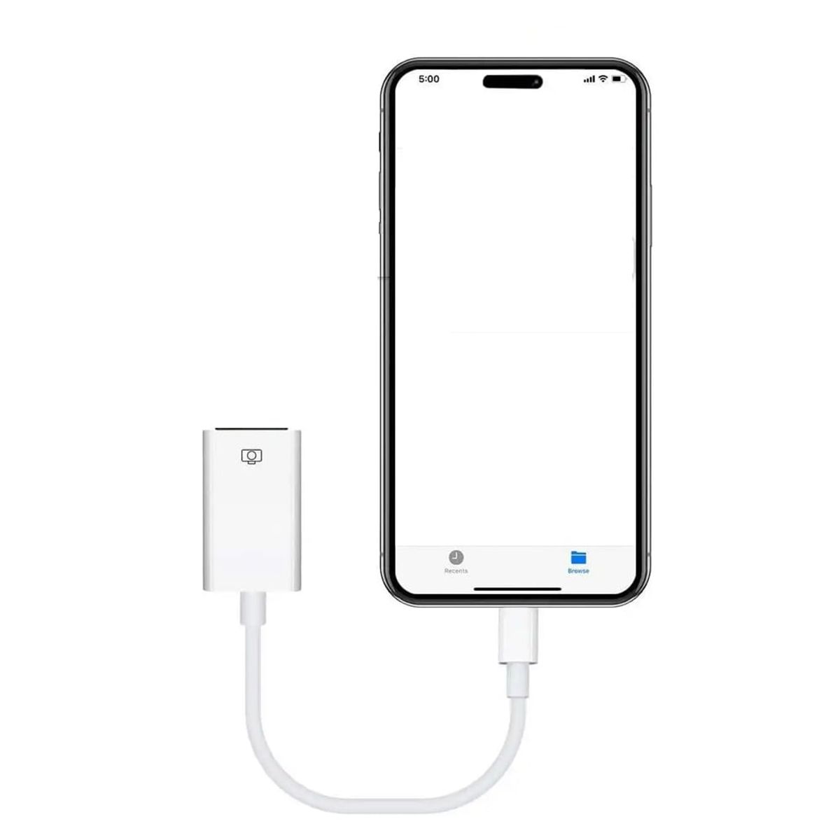 GENERICO - Adaptador Otg Usb C Para iPhone  Samsung  iPad  Tablet