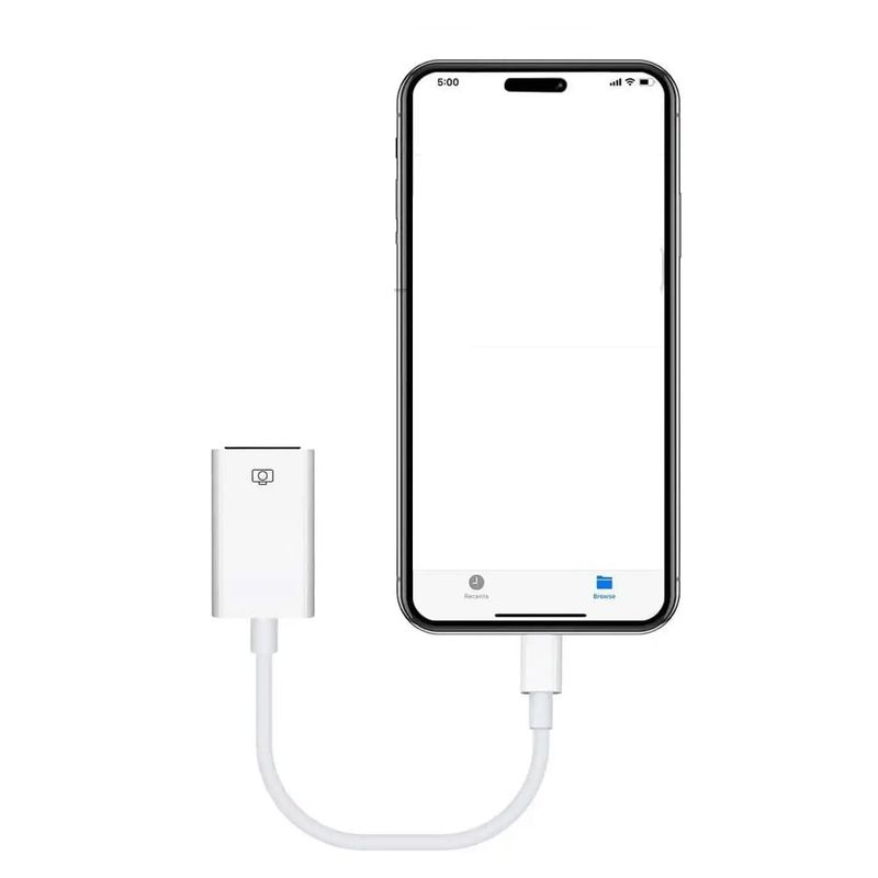 GENERICO - Adaptador Otg Usb C Para iPhone  Samsung  iPad  Tablet