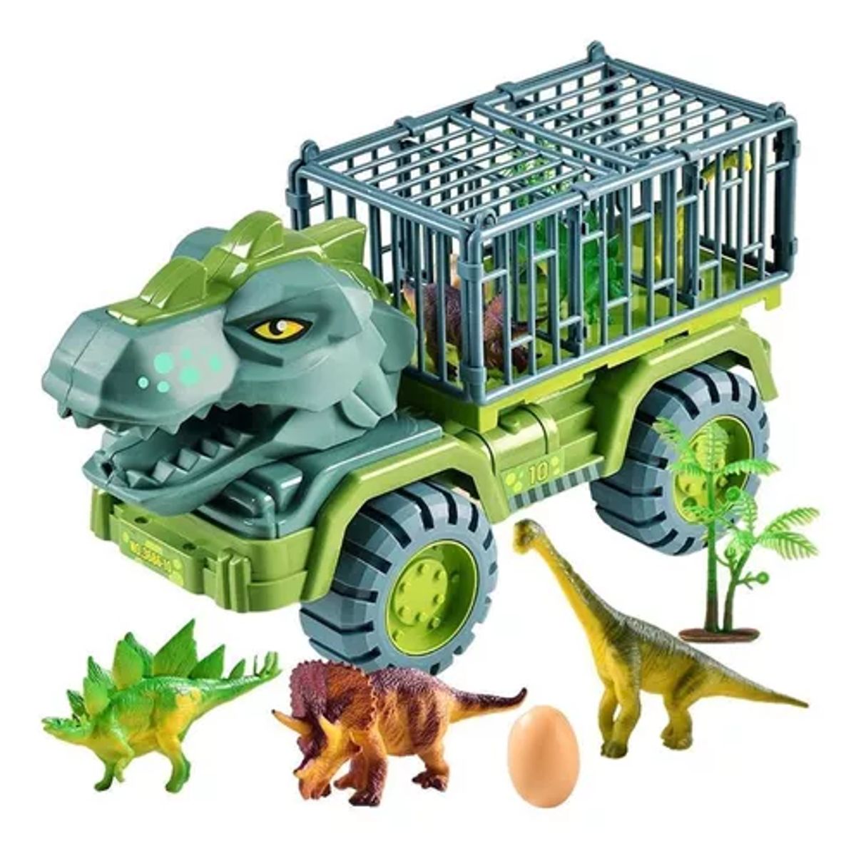GENERICO - Juguete Camion Tiranosaurio Rex Transporte De Dinosaurios