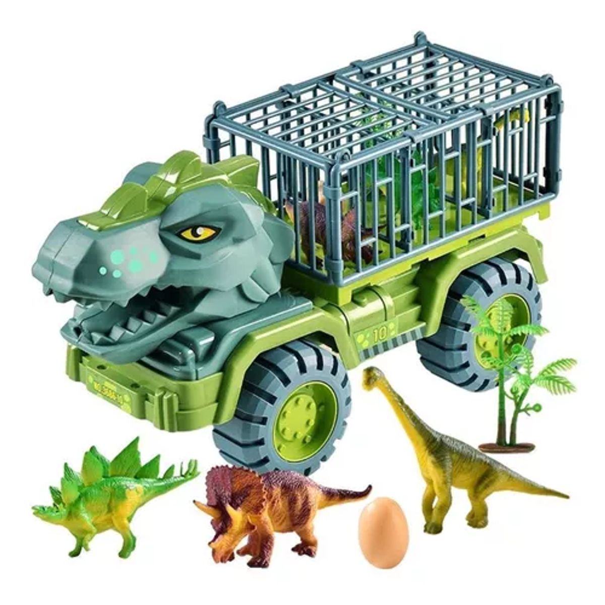 GENERICO - Juguete Camion Tiranosaurio Rex Transporte De Dinosaurios
