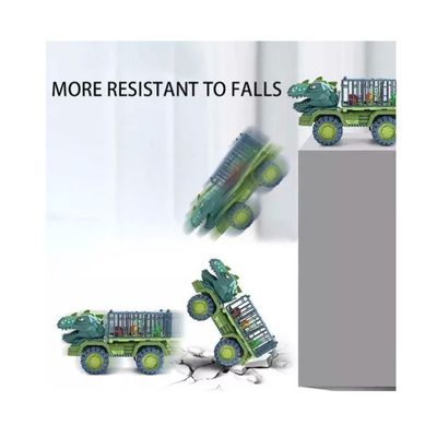 Imagen 2 del producto Juguete Camion Tiranosaurio Rex Transporte De Dinosaurios