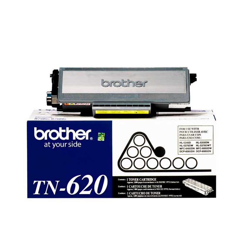 BROTHER - Tóner Brother TN-620 3000 páginas Negro - Negro