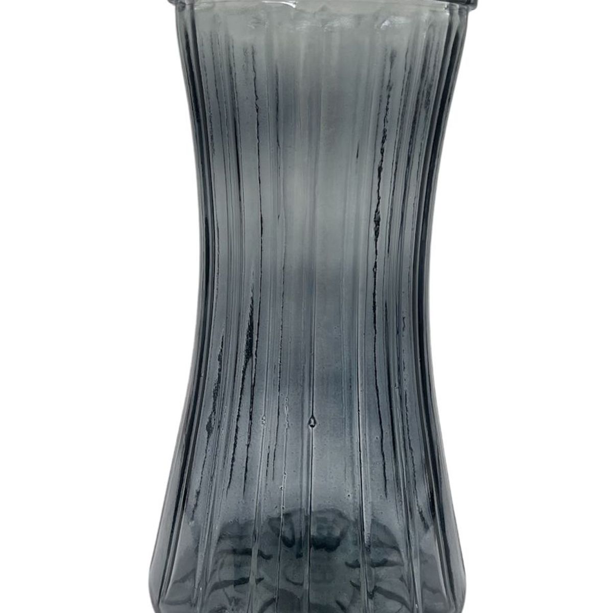 OEM - Florero Jarron Decorativo Vidrio Clasico Rayas