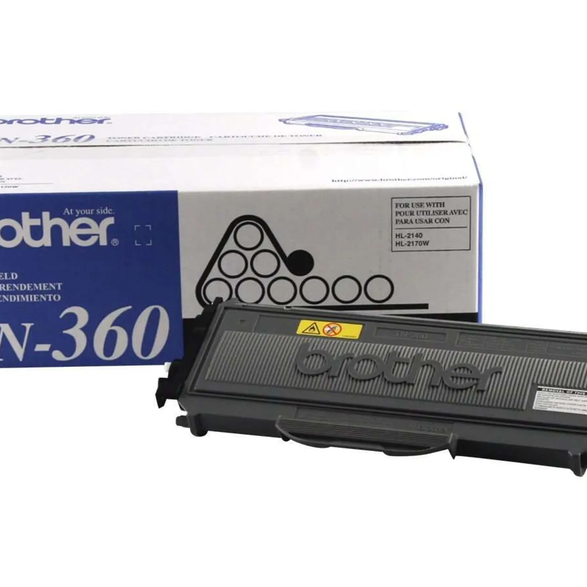 BROTHER - Tóner Brother TN360 2600 páginas Negro - Negro