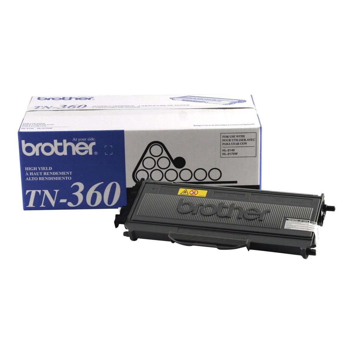 BROTHER - Tóner Brother TN360 2600 páginas Negro - Negro