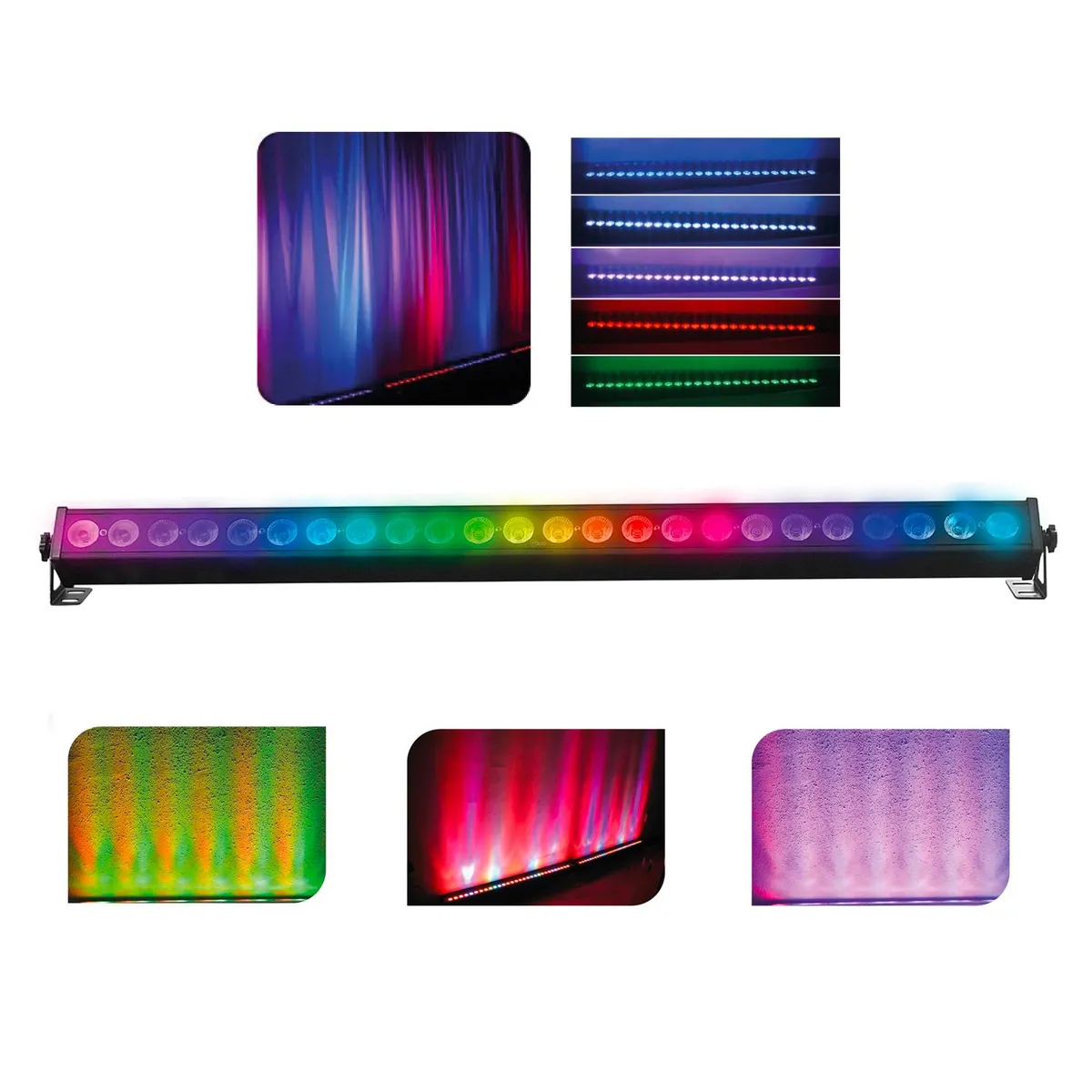 MLAB - Luz Fiesta Barra Led Par RGB 3 en 1  Mlab 8358