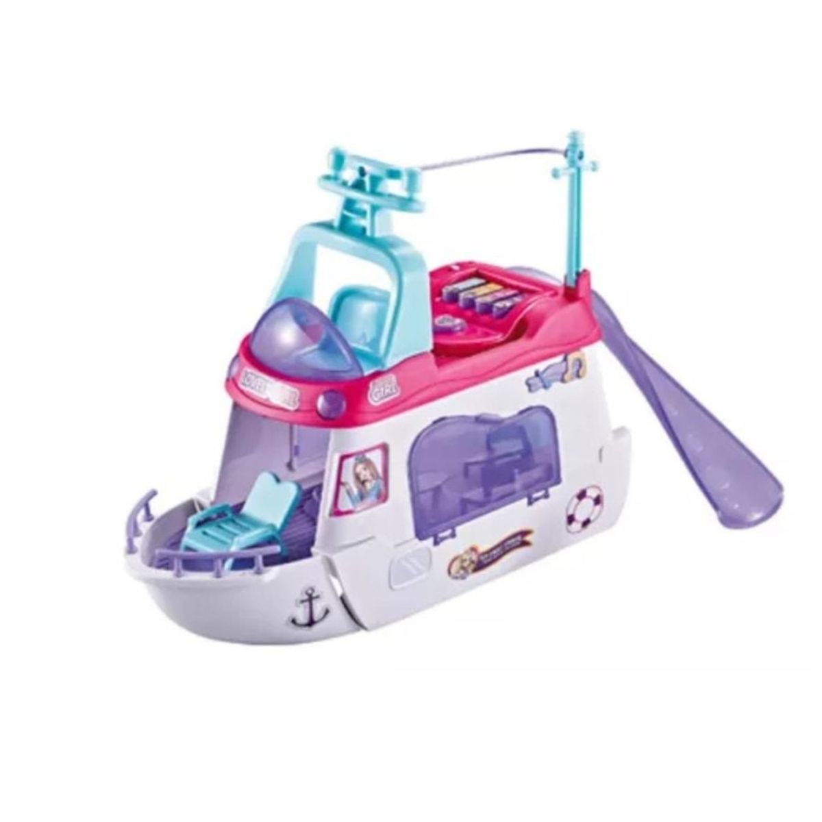 GENERICO - Set Muñecas Crucero Yate Boutique Travel Fashion Infantil
