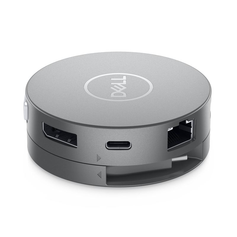 DELL - Adaptador Multipuertos DELL USB-C 7 en 1 Gris - Gris