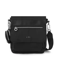 ZIOL - Cartera bandolera mediana verania negro
