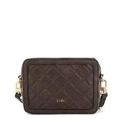 ZIOL - Cartera bandolera pequeña milena café oscuro