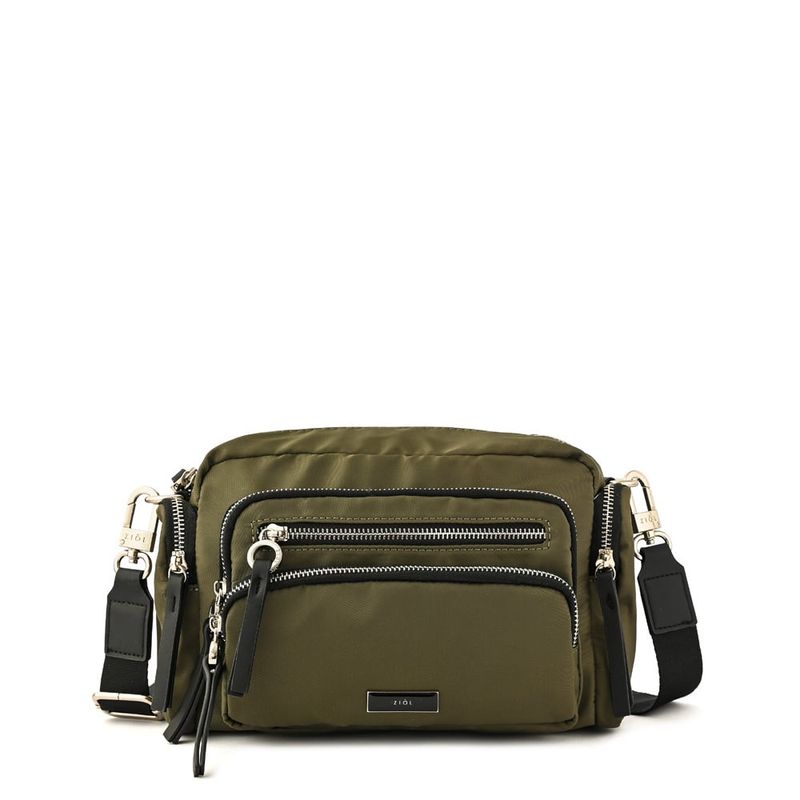 ZIOL - Cartera bandolera mediana zamora verde oliva