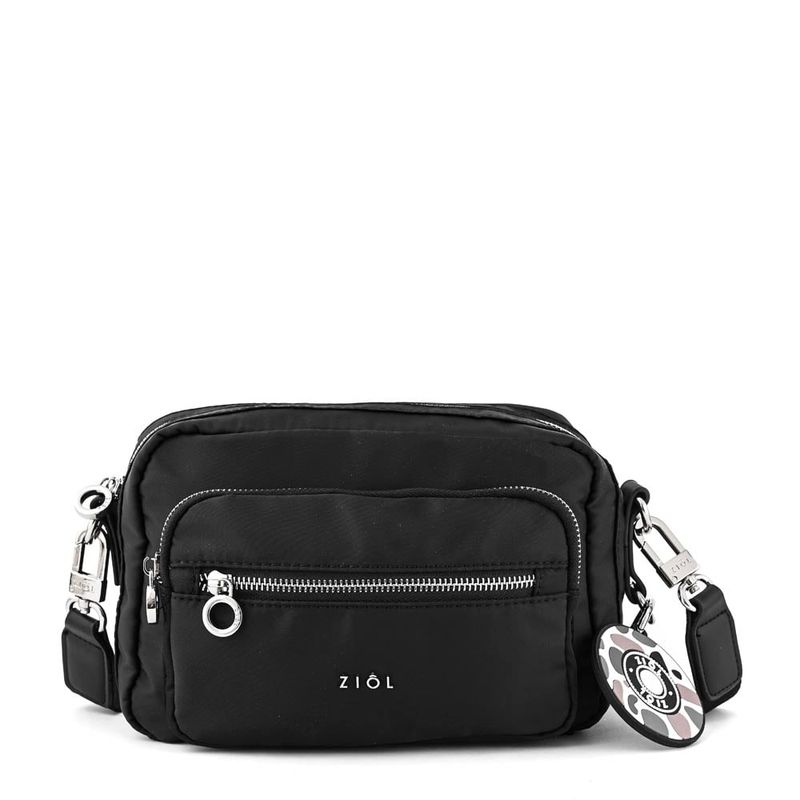 ZIOL - Cartera bandolera mediana morgan negro