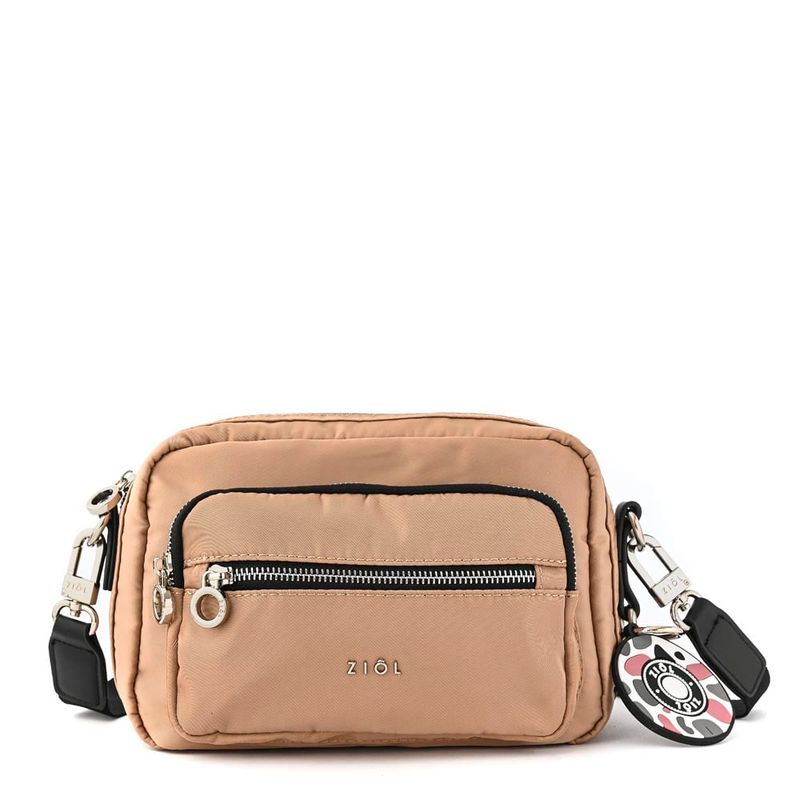 ZIOL - Cartera bandolera mediana morgan beige