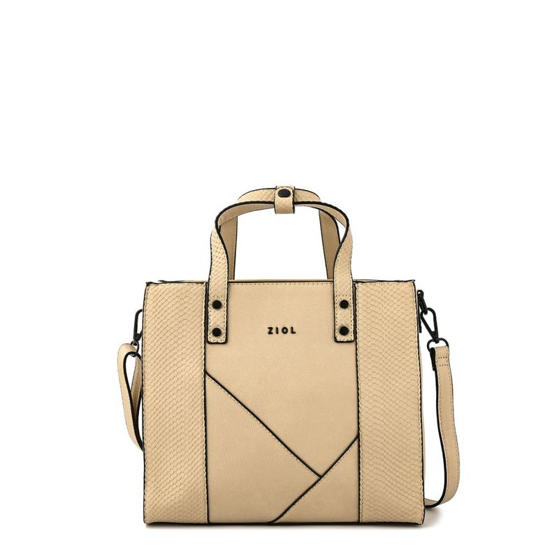 ZIOL - Cartera bandolera mediana maily blanco crudo