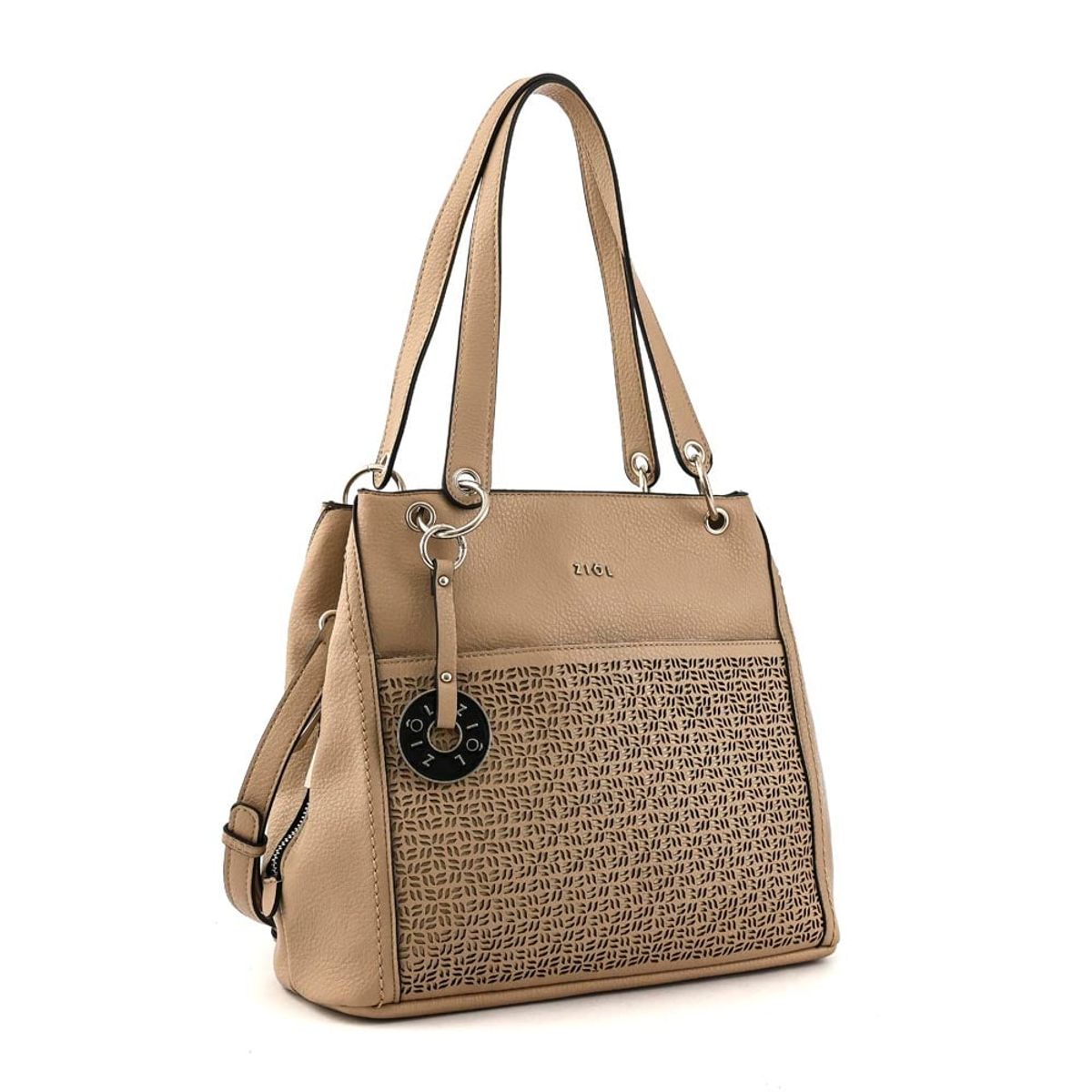 ZIOL - Cartera tote tres divisiones asturias grande taupe