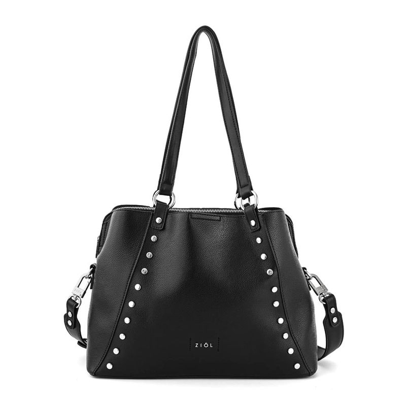 ZIOL - Cartera dos asas tres divisiones cordoba negro