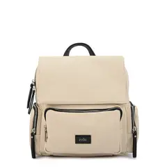 ZIOL - Mochila con tapa pequeña mila blanco crudo