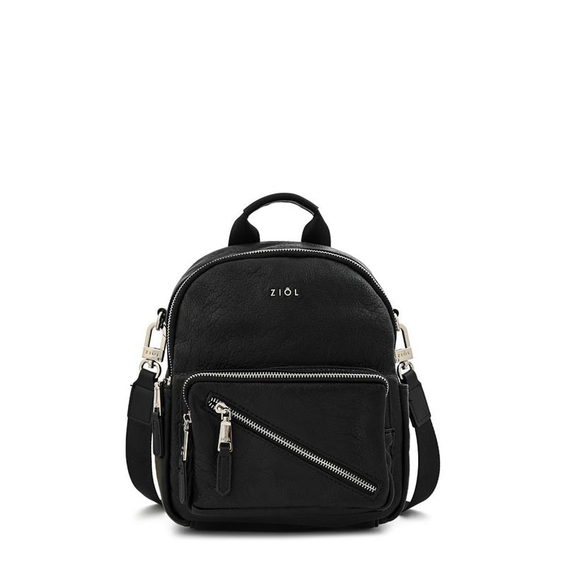 ZIOL - Mochila pequeña lychee negro