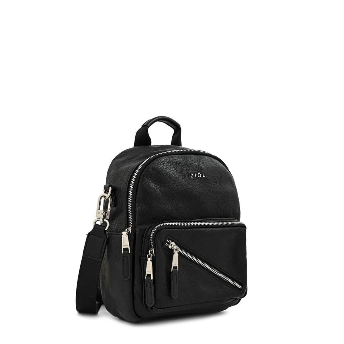 ZIOL - Mochila lychee pequeña negro