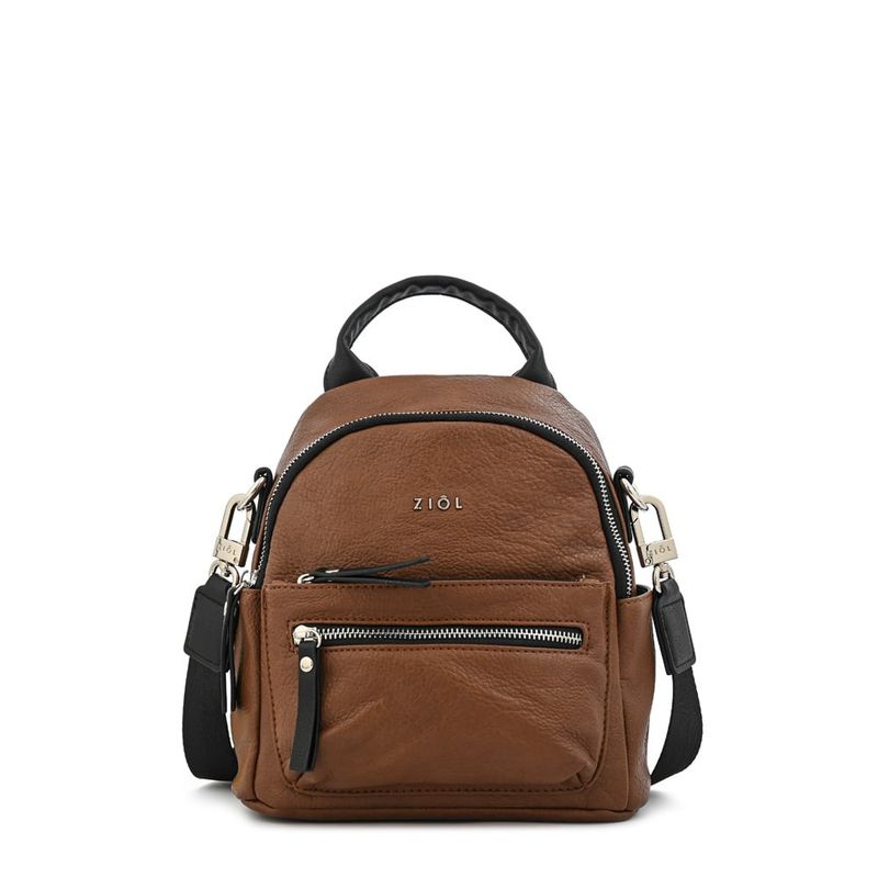 ZIOL - Mochila pequeña mawan café