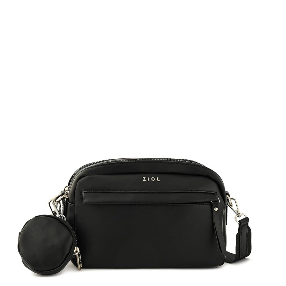 ZIOL - Cartera bandolera mediana elian negro