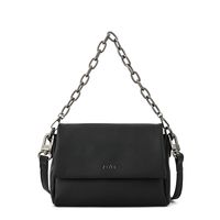 Cartera bandolera con tapa nydia pequeña negro