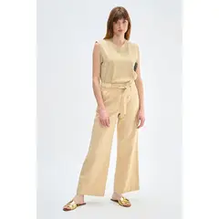 ASH - Pantalon Liso Beige