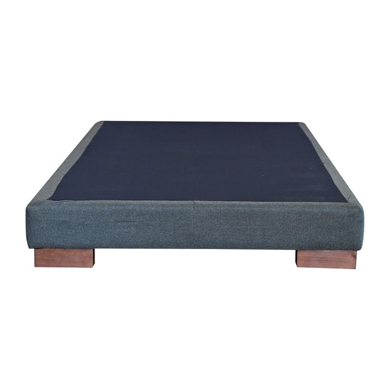 BLOCCARE - Base de Cama Full unica. Box 13 cm. Largo 200 cm con patas de 4.5 cm