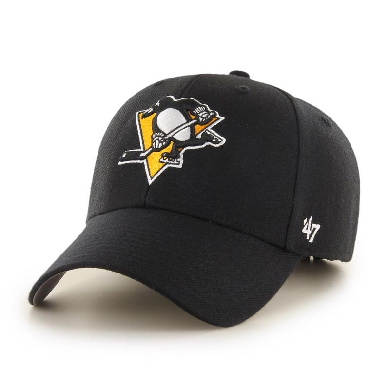 47 - Jockey Pittsburgh Penguins Black MVP - Negro
