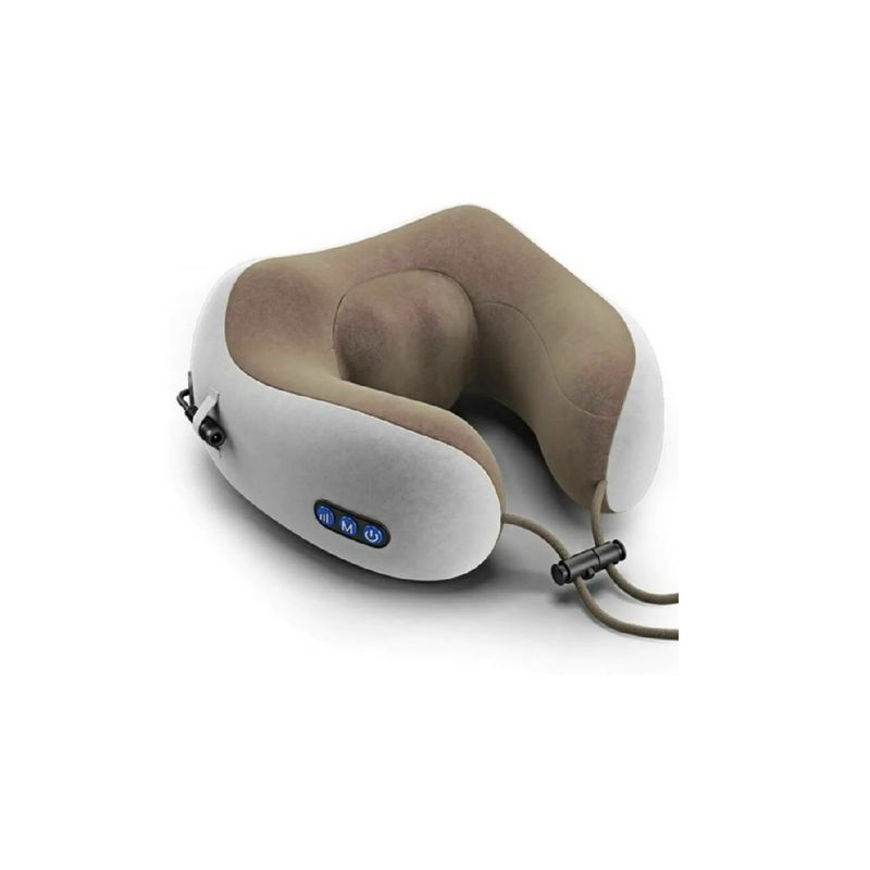 GENERICO - Almohadon Masajeador De Cuello Cervical Relajación Gris
