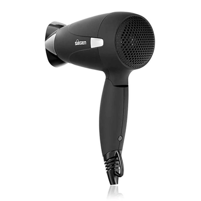 SIEGEN - Secador de Pelo Tourmalina Ion Siegen Letsgo Travel Negro SG3012 1700W