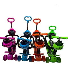 GENERICO - Scooter 5 en 1 Infantil con Asiento y Seguridad Anticaída