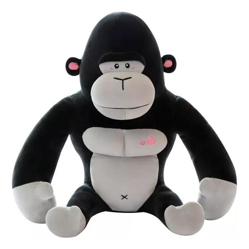 GENERICO - Cojín de Peluche Gorila 40 cm para Niños y Bebés