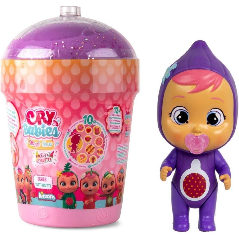 GENERICO - Muñeca Bebé Llorón con Lágrimas Mágicas Tutti Frutti