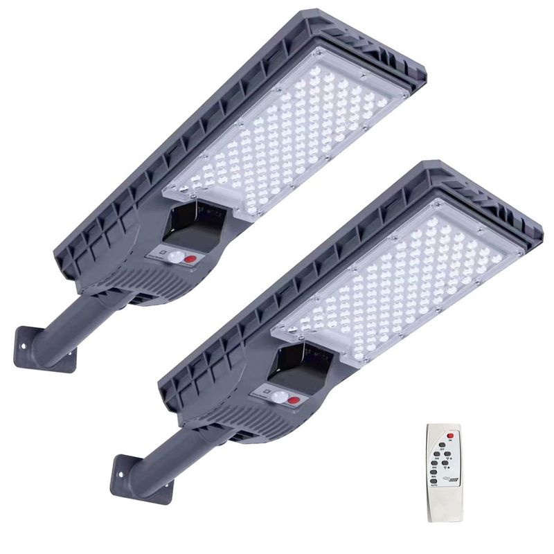 KUANGYE - Pack 2 Foco Solar 300w Recargable Ip65 + Control Remoto