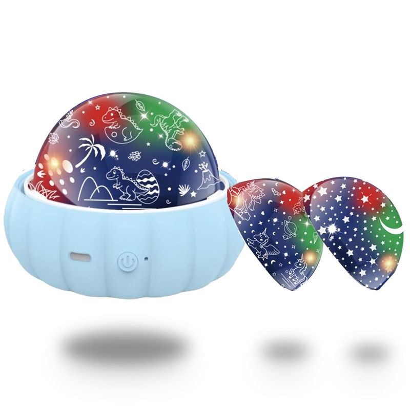 GENERICO - Lámpara De Proyección De Luz Nocturna Azul Para Niños