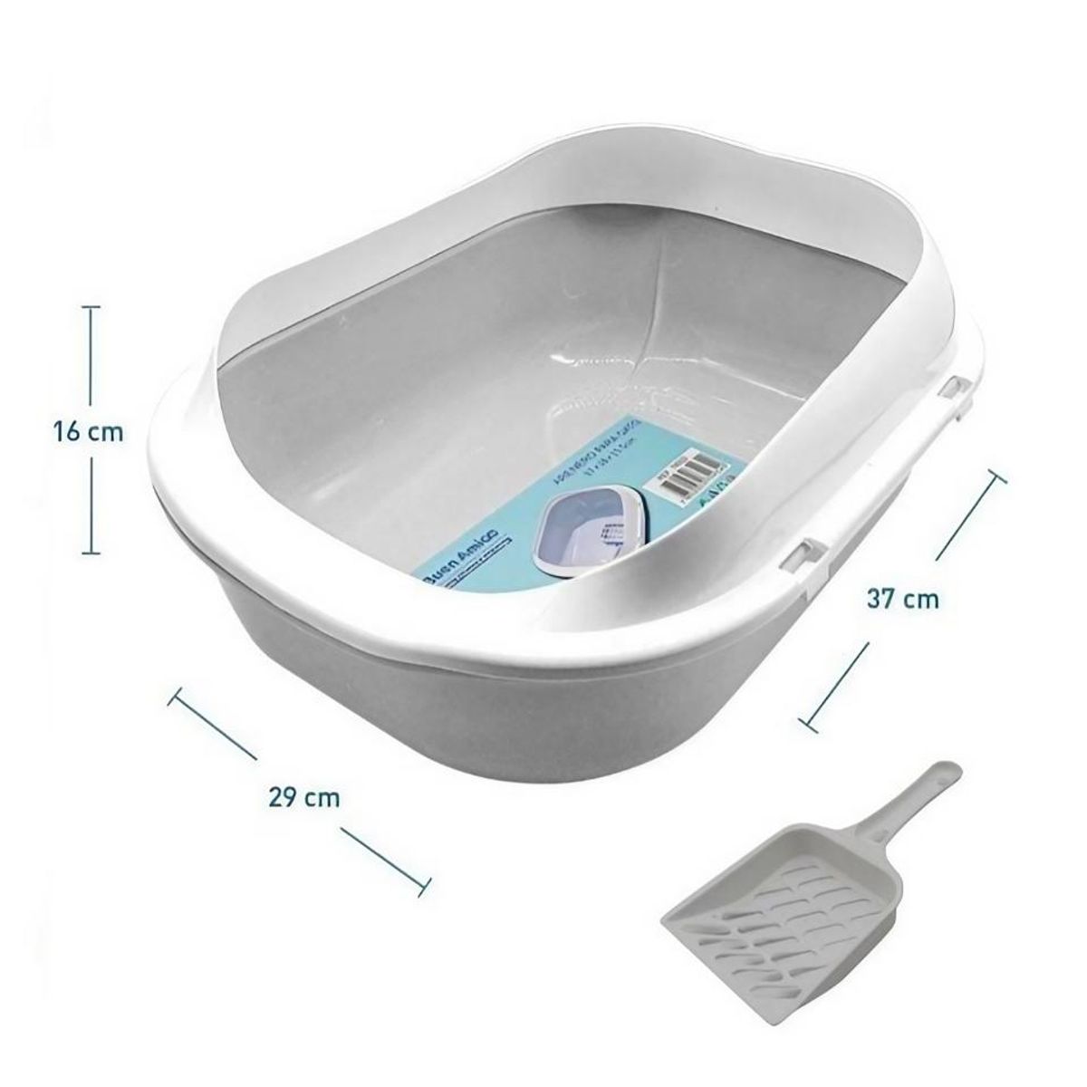 GENERICO - Arenero Baño Para Gato Mascota Con Pala