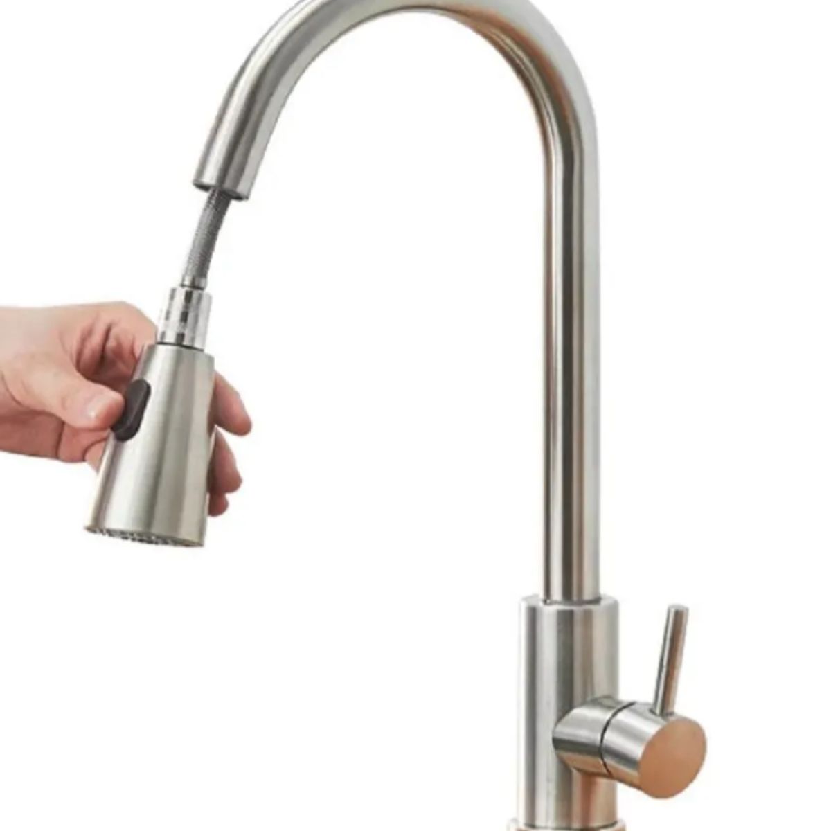 CASA NEW - Llave lavaplatos Monomando Extensible Cromado