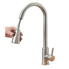 CASA NEW - Llave lavaplatos Monomando Extensible Cromado