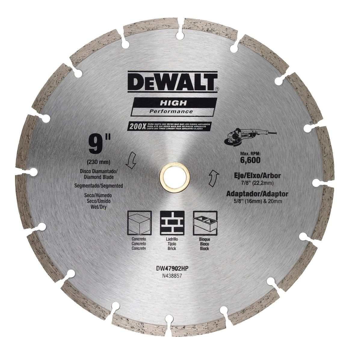 DEWALT - Disco Diamantado 9" (230mm) DEWALT DW47902HP