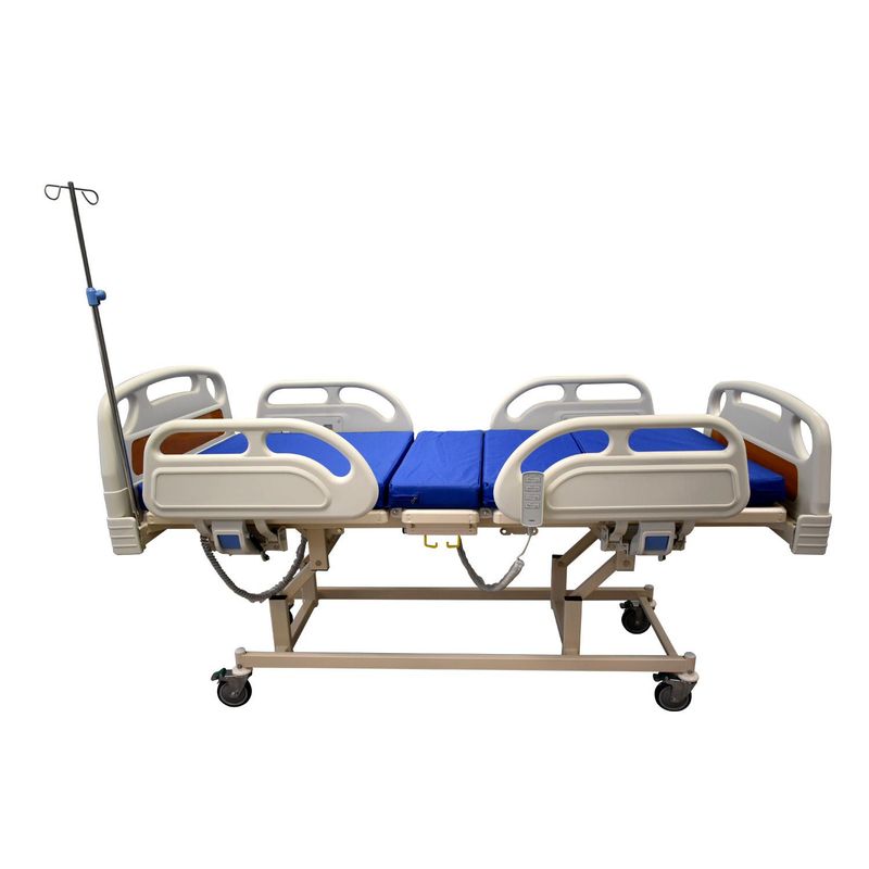 GLOMED - Cama Clinica Electrica 4 Pos Deluxe + Colchon 8cm + Antiescaras