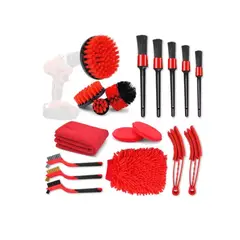 GENERICO - Limpieza De Auto Kit Grandprix 18 Piezas Interior Y Exterior