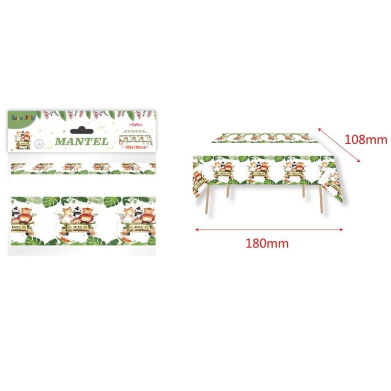 GENERICO - Mantel De Mesa Para Fiesta Safari
