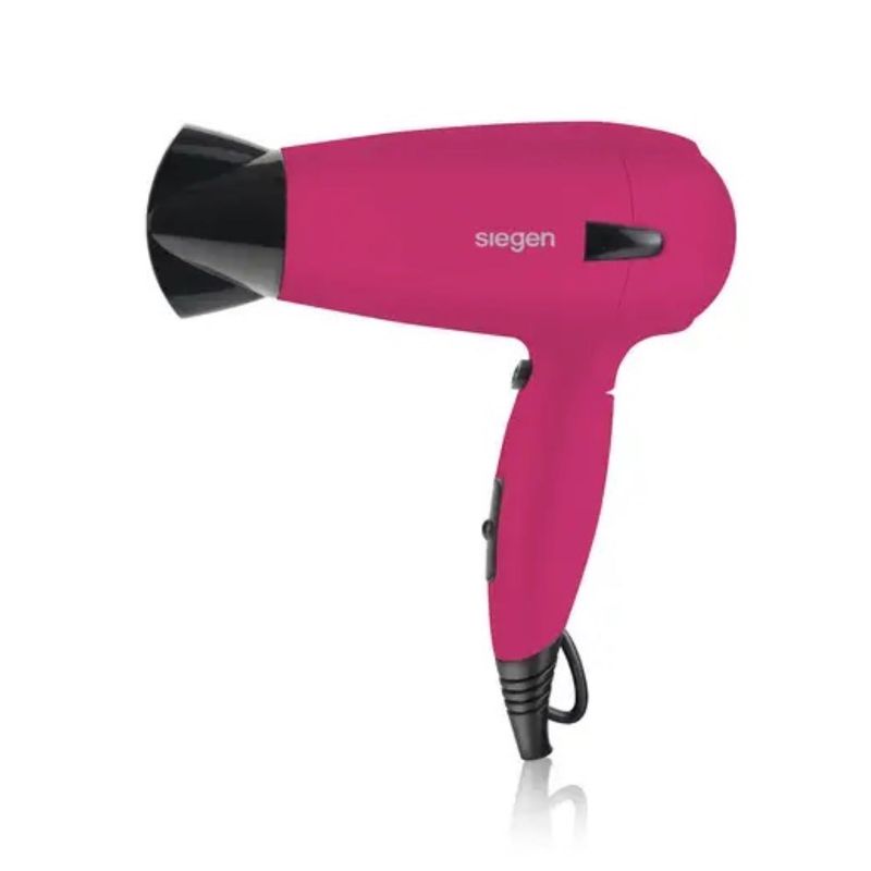 SIEGEN - Secador de Pelo Siegen Specialist Lets go Travel Rosa SG3012C49 1700W