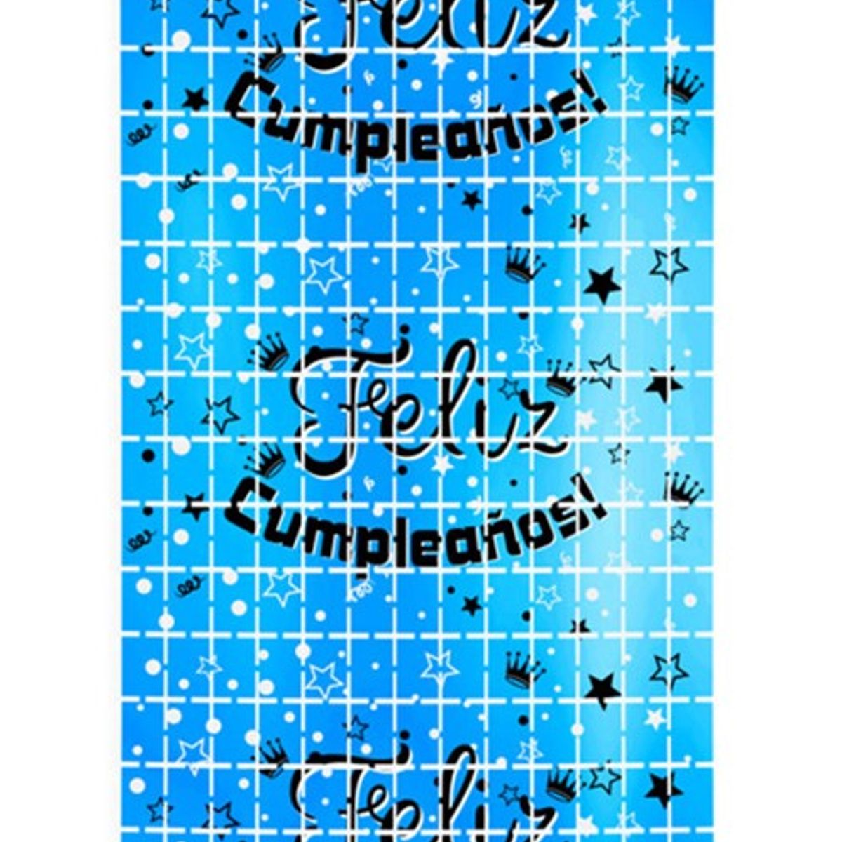 GENERICO - ADORNO MURAL METALICO FC CELESTE 2X1 X1 UNI