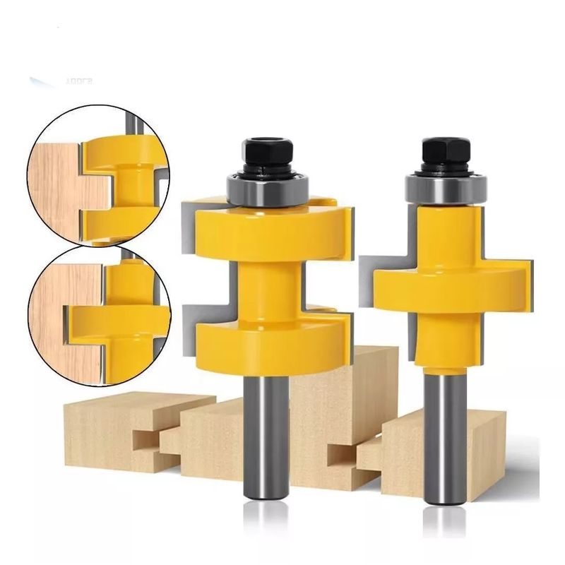 GENERICO - Fresa Madera Ensamble O Machimbrado Vástago ½ x 31.75 mm