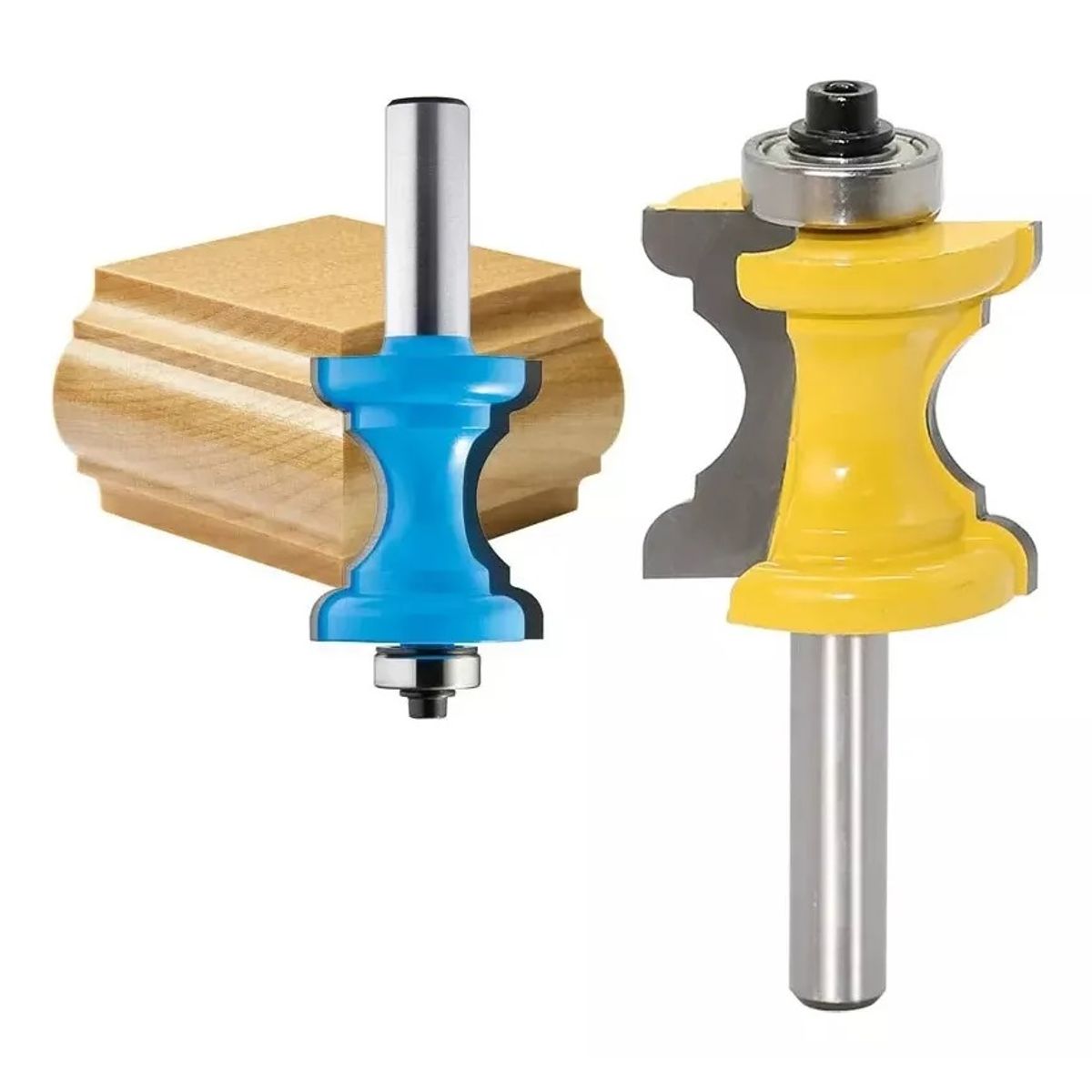 GENERICO - Fresa Madera Moldura Mesa Baranda Vástago ¼ 1pcs