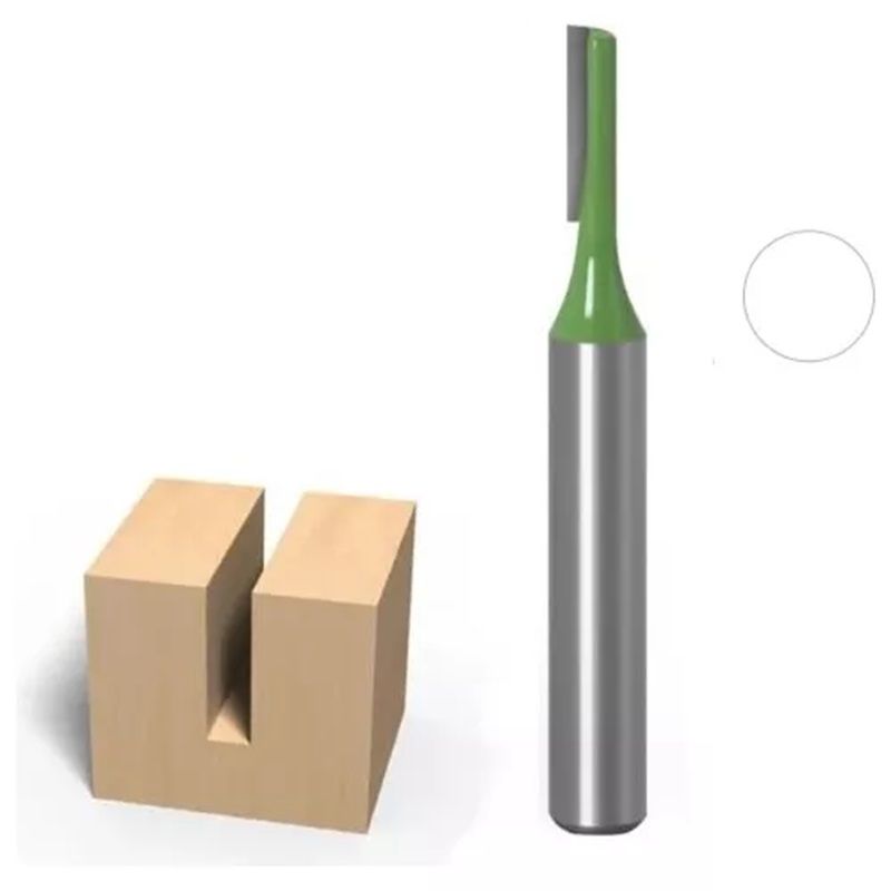 GENERICO - FRESA MADERA RECTA VASTAGO ¼  x 3/16