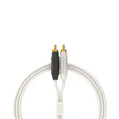GENERICO - Cable RCA a RCA de 2 Metros Audio 20 Blanco Chroma DJ Techtools