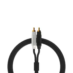 GENERICO - Cable RCA a RCA de 2 Metros Audio 20 Negro Chroma DJ Techtools